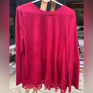Diane Gilman bell sleeve lightweight sweater